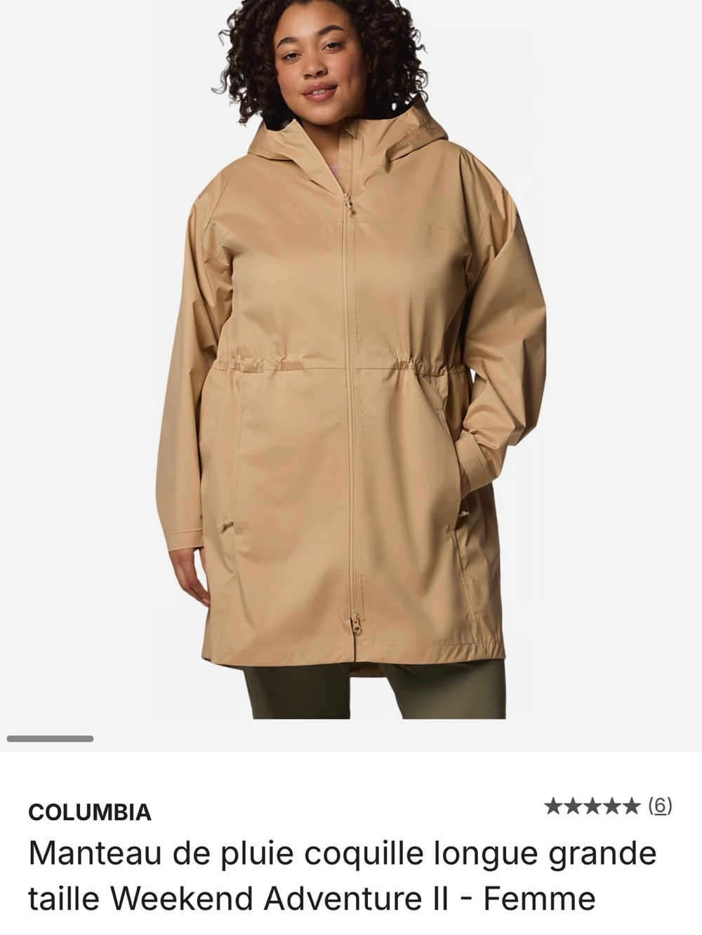 Columbia Women's Weekend Adventure II Trench Coat - Beige